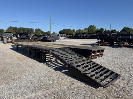 Used 2024 MAXXD 102"X28' 30K Gooseneck Flatbed Trailer
