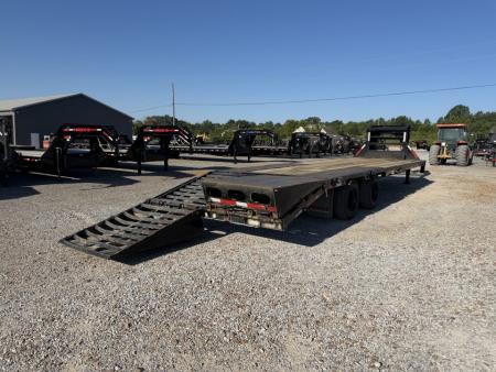 Used 2024 MAXXD 102"X28' 30K Gooseneck Flatbed Trailer