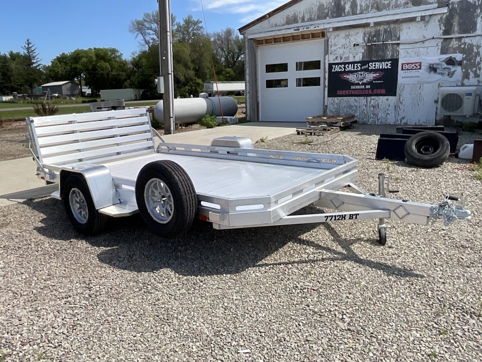 New 2027 Aluma 7712H-BT Utility Trailer