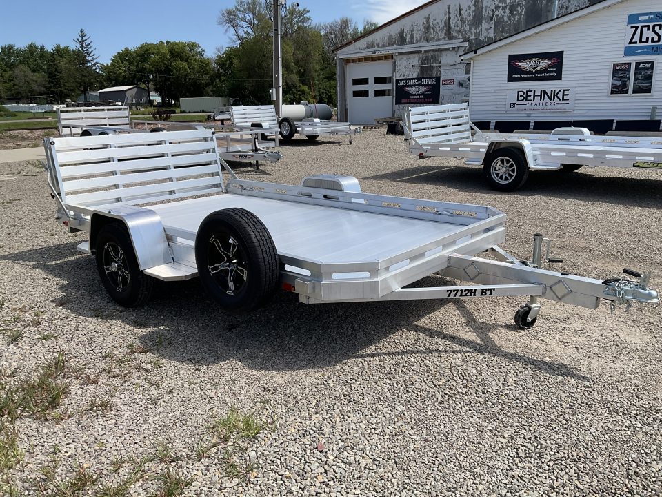 New 2027 Aluma 7712H-BT Utility Trailer
