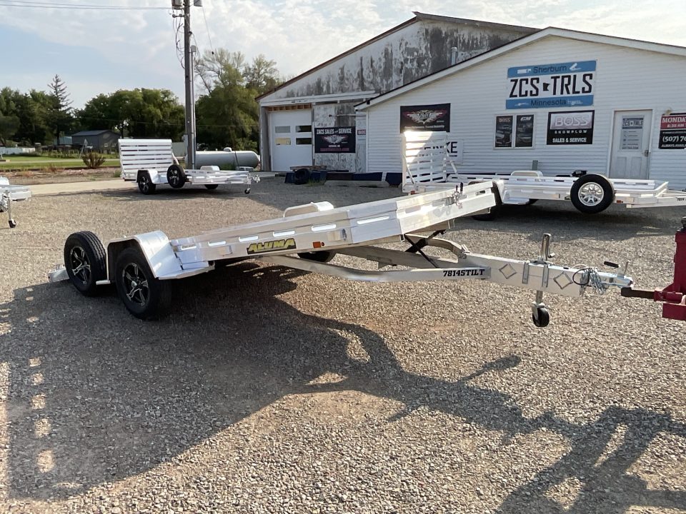 New 2027 Aluma 7814S-TILT Utility Trailer