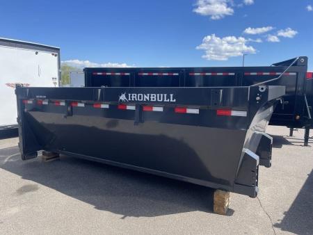 New 16' 15 YARD ROLL OFF DUMPSTER BIN - GRAY
