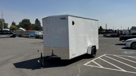 New 2026 Look Trailers 6 x 12 ST DLX Flat Top V-Nose 3K Cargo / Enclosed Trailer