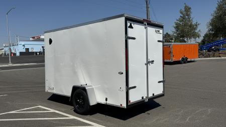 New 2026 Look Trailers 6 x 12 ST DLX Flat Top V-Nose 3K Cargo / Enclosed Trailer
