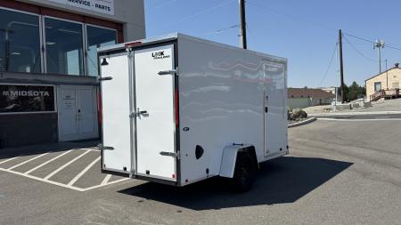New 2026 Look Trailers 6 x 12 ST DLX Flat Top V-Nose 3K Cargo / Enclosed Trailer