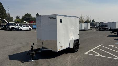 New 2026 Look Trailers 5X8 ST DLX FLAT TOP V-NOSE 3K Cargo / Enclosed Trailer