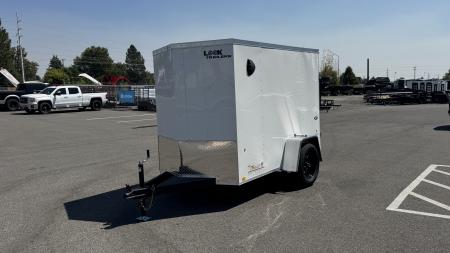 New 2026 Look Trailers 5X8 ST DLX FLAT TOP V-NOSE 3K Cargo / Enclosed Trailer