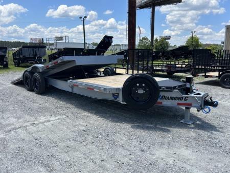 New 2026 Diamond C HXD Tilt Trailer, 102" Wide x 22ft , Drive Over Fender , 8K Axles #13,160 lbs Payload