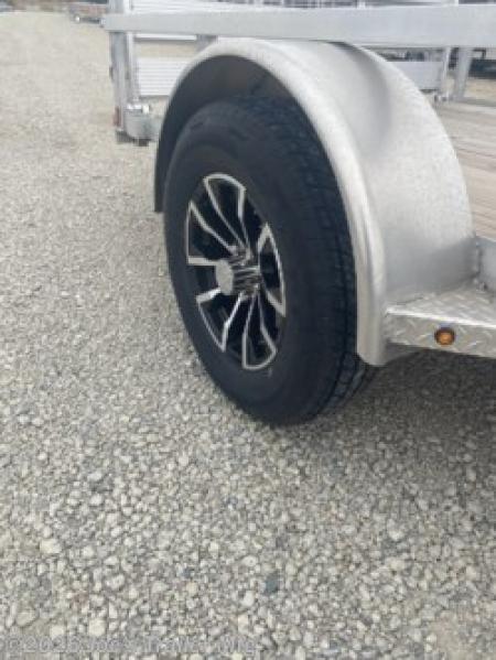 New 2024 H&H Trailers 76x10 2990 GVWR Aluminum Rail Side Utility Utility Trailer