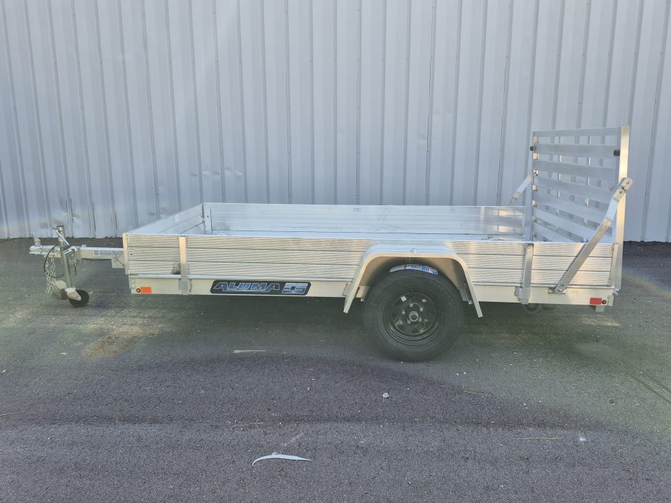 New 2027 Aluma 63x10 Utility, 12" Solid Sides 6310ESA