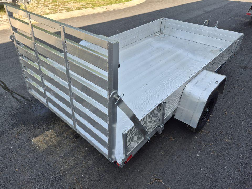 New 2027 Aluma 63x10 Utility, 12" Solid Sides 6310ESA