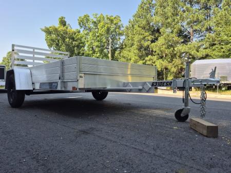 New 2027 Aluma 63x10 Utility, 12" Solid Sides 6310ESA