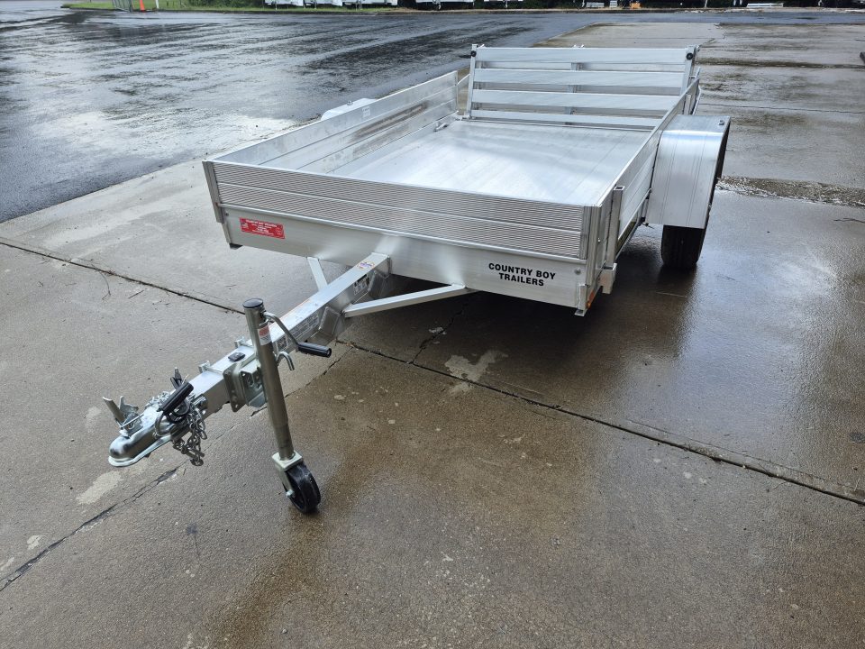 New 2027 Aluma 63x8 Utility, Bi-fold Tailgate Ramp 638S-BT
