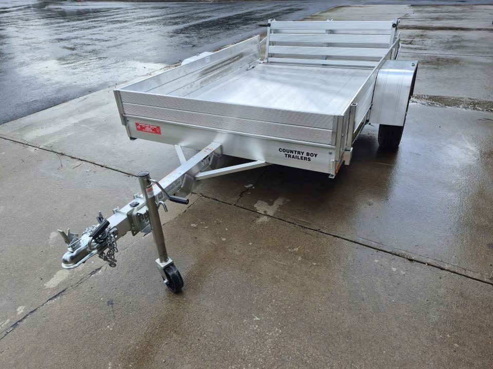 New 2027 Aluma 63x8 Utility, Bi-fold Tailgate Ramp 638S-BT
