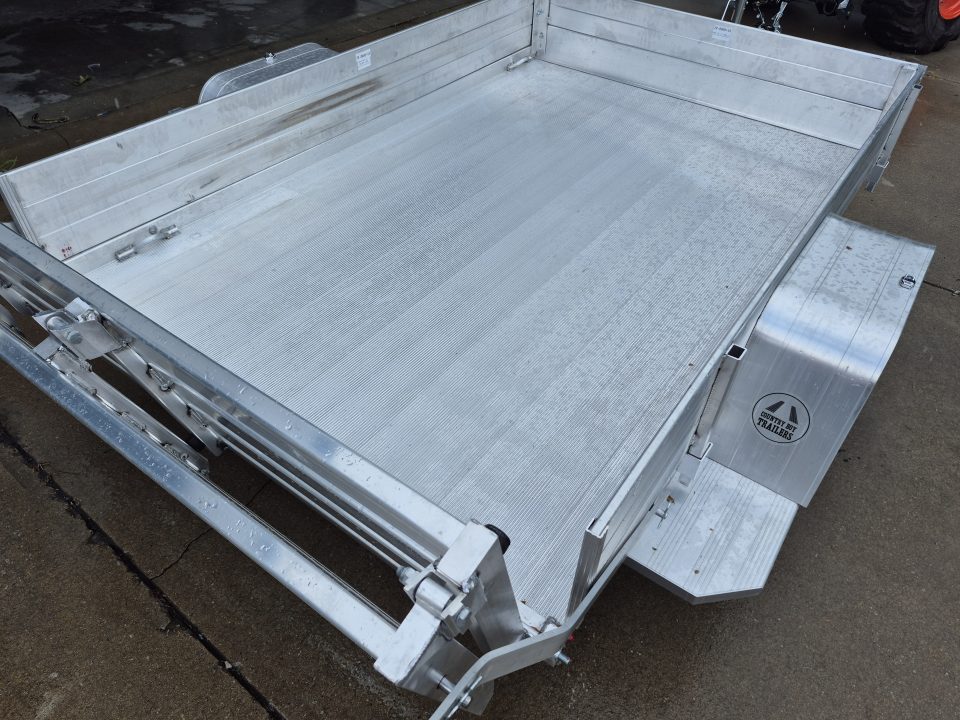 New 2027 Aluma 63x8 Utility, Bi-fold Tailgate Ramp 638S-BT