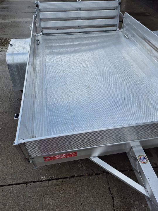 New 2027 Aluma 63x8 Utility, Bi-fold Tailgate Ramp 638S-BT