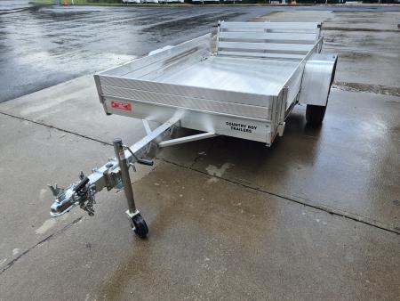 New 2027 Aluma 63x8 Utility, Bi-fold Tailgate Ramp 638S-BT
