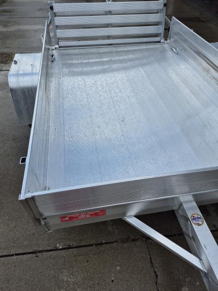 New 2027 Aluma 63x8 Utility, Bi-fold Tailgate Ramp 638S-BT