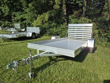 New 2027 Aluma 68x12 Utility, 12" Solid Sides 6812H-ESA-S