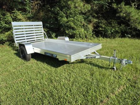 New 2027 Aluma 68x12 Utility, 12" Solid Sides 6812H-ESA-S