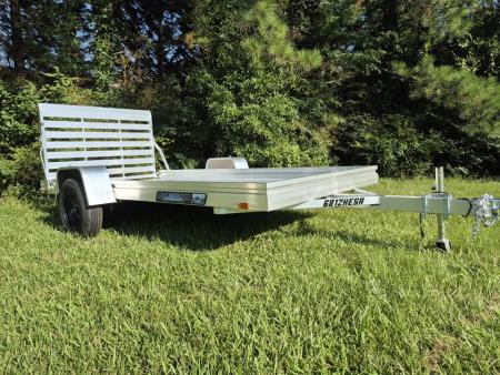 New 2027 Aluma 68x12 Utility, 12  Solid Sides 6812H-ESA-S