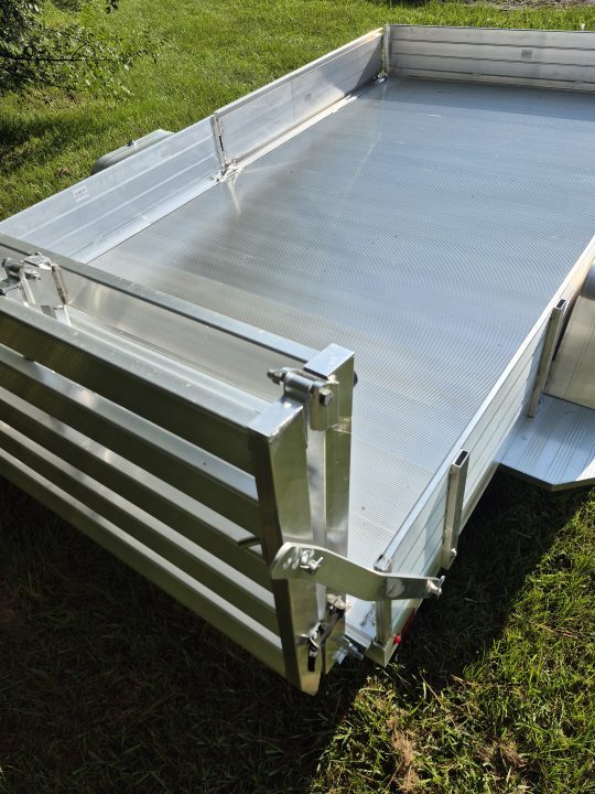 New 2027 Aluma 81x12 Utility, 12" Solid Sides 8112S-SR