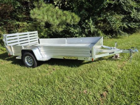 New 2027 Aluma 81x12 Utility, 12  Solid Sides 8112S-SR