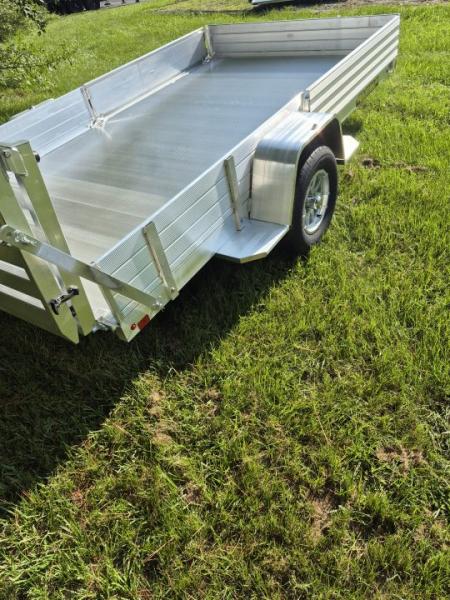 New 2027 Aluma 81x12 Utility, 12" Solid Sides 8112S-SR