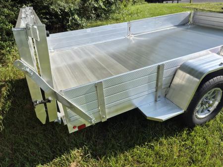 New 2027 Aluma 81x12 Utility, 12" Solid Sides 8112S-SR