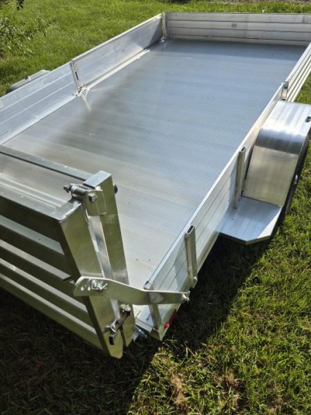 New 2027 Aluma 81x12 Utility, 12" Solid Sides 8112S-SR