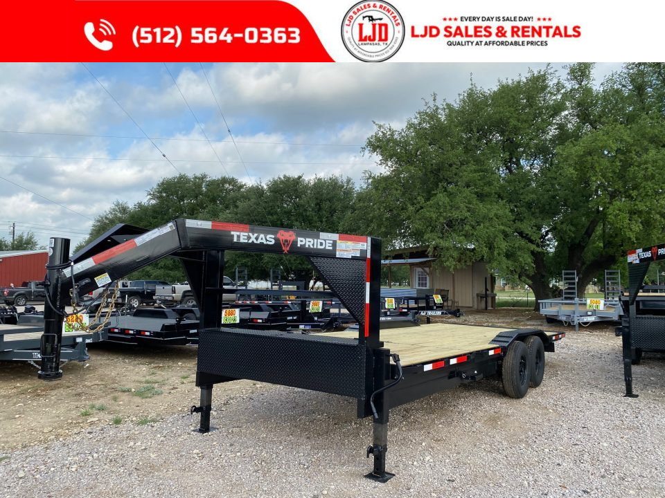 New 2026 Texas Pride - 102" X 23'- Gooseneck Tilt Trailer - 16K GVWR-
