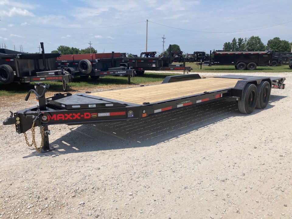 New 2027 MAXX-D 83x22 TANDEM 17.5K EQUIPMENT W/ 4' DOVE, MAX RAMPS & TOOL BOX Equipment Trailer