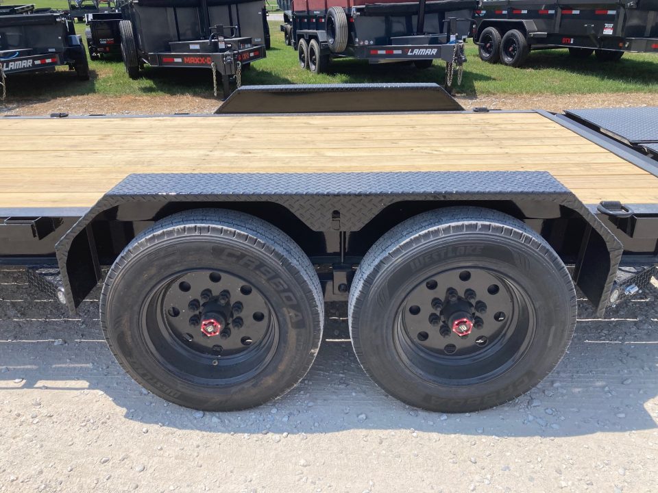 New 2027 MAXX-D 83x22 TANDEM 17.5K EQUIPMENT W/ 4' DOVE, MAX RAMPS & TOOL BOX Equipment Trailer