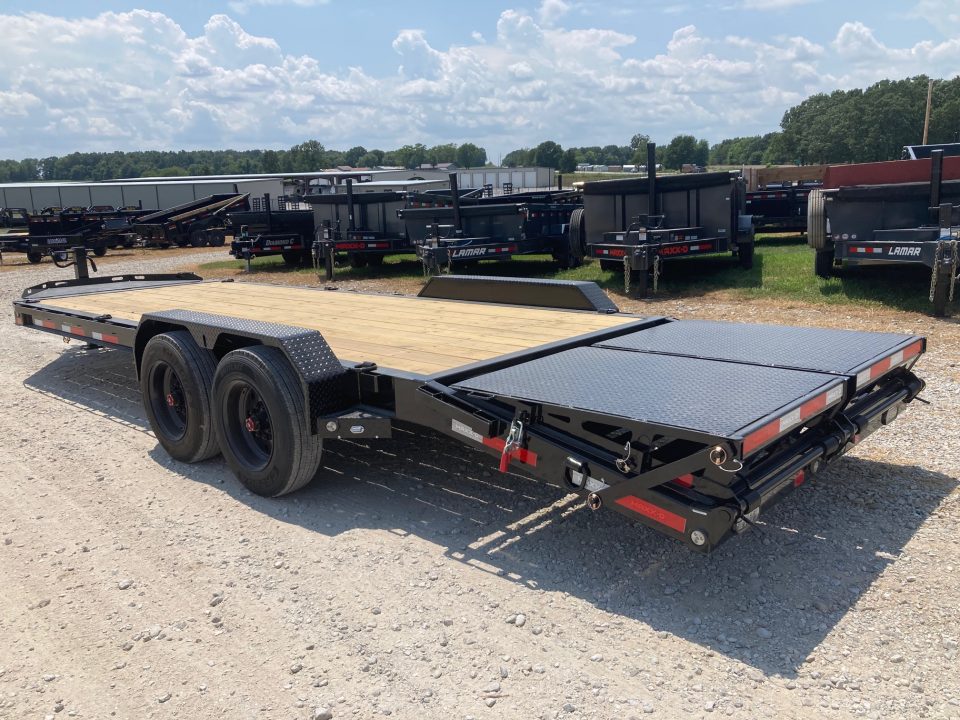 New 2027 MAXX-D 83x22 TANDEM 17.5K EQUIPMENT W/ 4' DOVE, MAX RAMPS & TOOL BOX Equipment Trailer