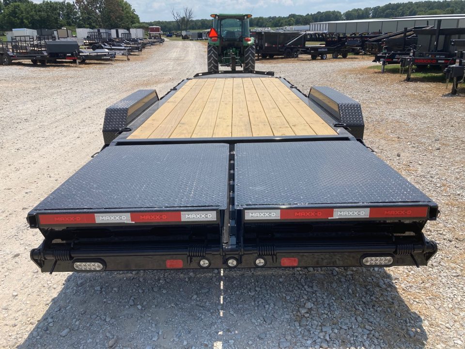 New 2027 MAXX-D 83x22 TANDEM 17.5K EQUIPMENT W/ 4' DOVE, MAX RAMPS & TOOL BOX Equipment Trailer