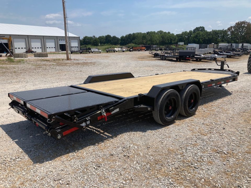 New 2027 MAXX-D 83x22 TANDEM 17.5K EQUIPMENT W/ 4' DOVE, MAX RAMPS & TOOL BOX Equipment Trailer