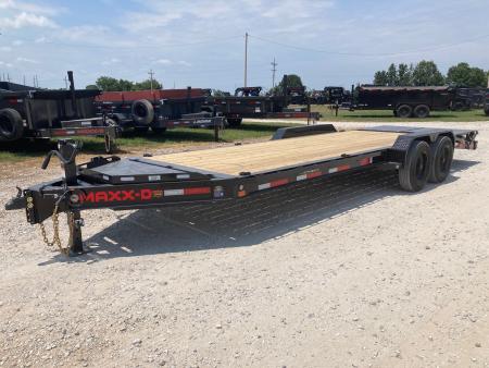 New 2027 MAXX-D 83x22 TANDEM 17.5K EQUIPMENT W/ 4' DOVE, MAX RAMPS & TOOL BOX Equipment Trailer