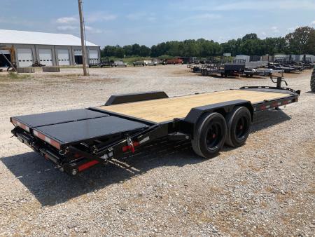 New 2027 MAXX-D 83x22 TANDEM 17.5K EQUIPMENT W/ 4' DOVE, MAX RAMPS & TOOL BOX Equipment Trailer
