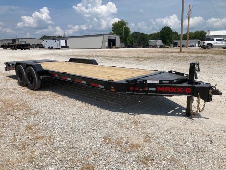 New 2027 MAXX-D 83x22 TANDEM 17.5K EQUIPMENT W/ 4' DOVE, MAX RAMPS & TOOL BOX Equipment Trailer