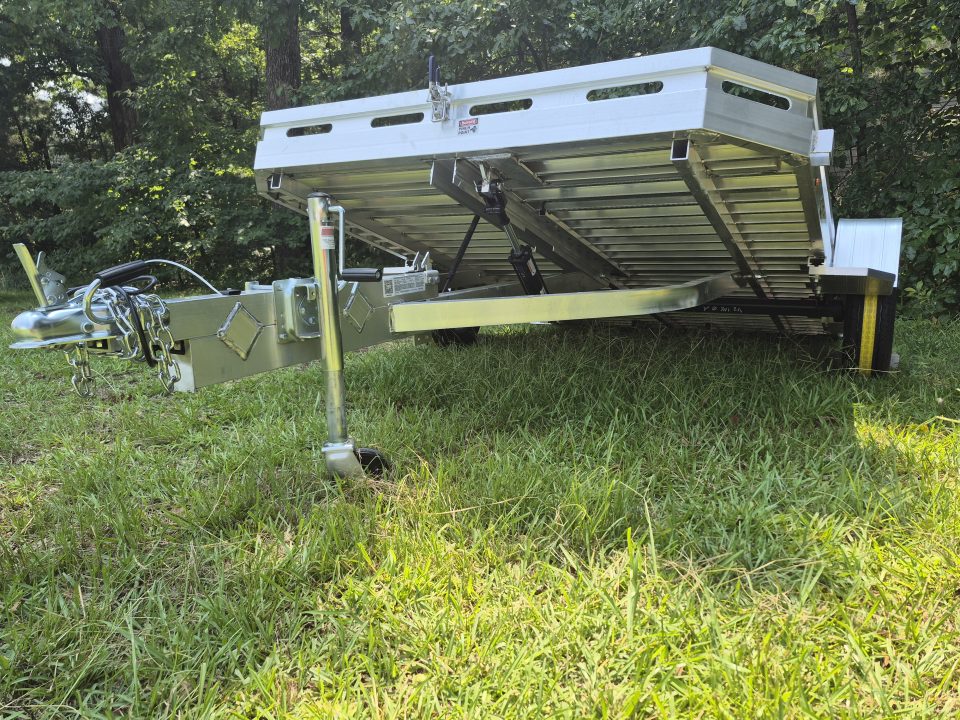 New 2027 Aluma 77x12 Utility, Full Tilt Bed 7712H