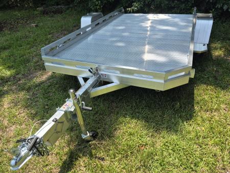 New 2027 Aluma 77x12 Utility, Full Tilt Bed 7712H