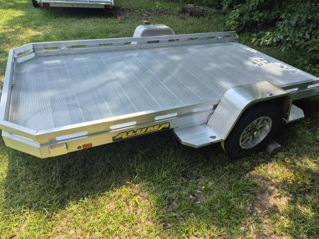 New 2027 Aluma 77x12 Utility, Full Tilt Bed 7712H