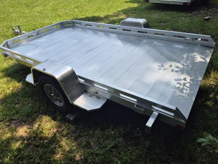 New 2027 Aluma 77x12 Utility, Full Tilt Bed 7712H