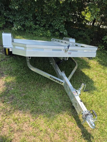 New 2027 Aluma 77x12 Utility, Full Tilt Bed 7712H