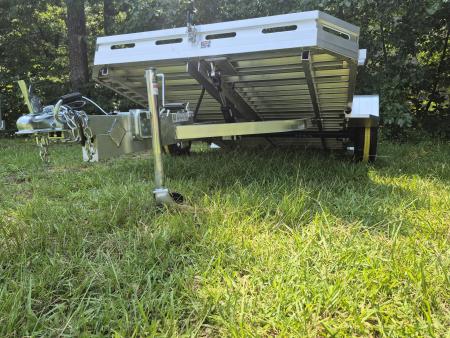 New 2027 Aluma 77x12 Utility, Full Tilt Bed 7712H