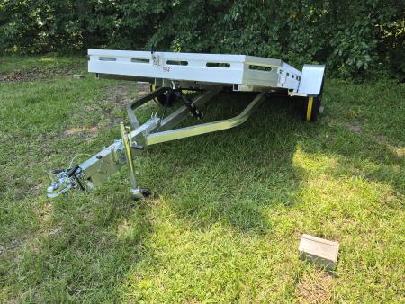 New 2027 Aluma 77x12 Utility, Full Tilt Bed 7712H