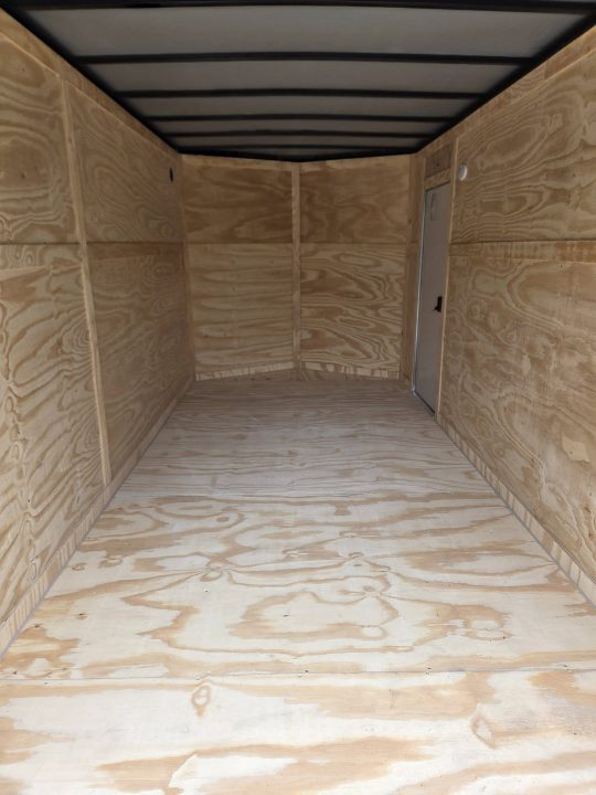 New 2027 One Stop 7x14 cargo trailer extra height with rear spoiler Cargo / Enclosed Trailer