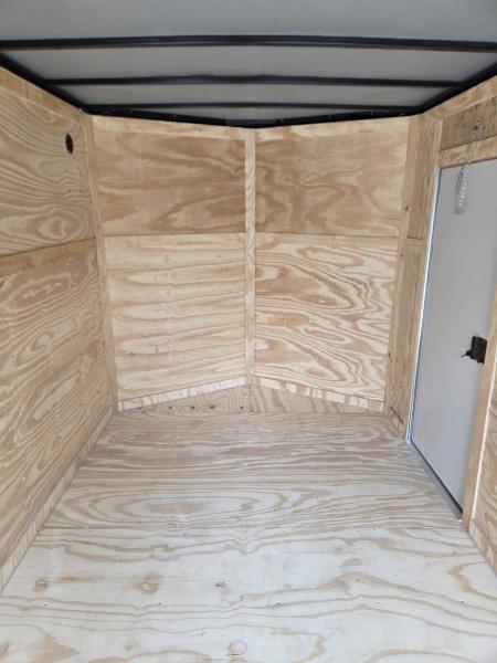 New 2027 One Stop 7x14 cargo trailer extra height with rear spoiler Cargo / Enclosed Trailer