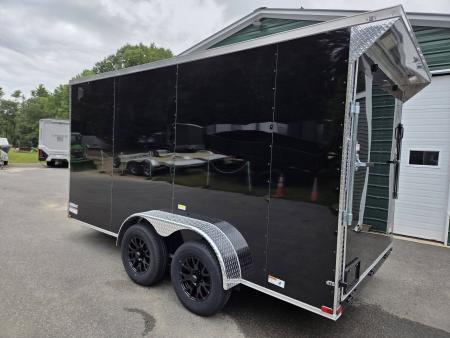 New 2027 One Stop 7x14 cargo trailer extra height with rear spoiler Cargo / Enclosed Trailer