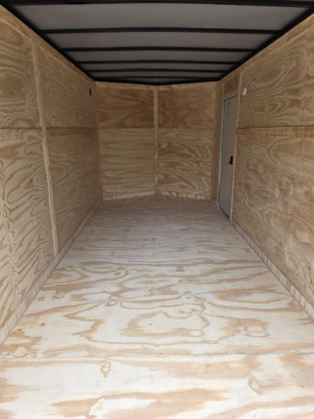 New 2027 One Stop 7x14 cargo trailer extra height with rear spoiler Cargo / Enclosed Trailer